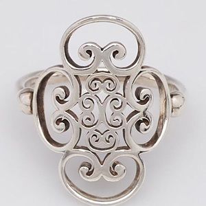 Tiffany & Co. Sterling Silver Paloma Picasso Venezia Goldoni Quadruplo Ring